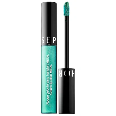 Sephora Collection Cream Lip Stain Liquid Lipstick 60 Audacious Emerald 0.169 oz/ 5 ml