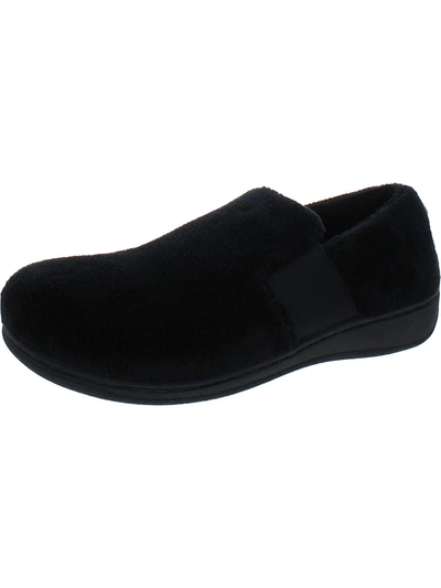Vionic Indulge Kalia Womens Comfy Cozy Loafer Slippers In Black