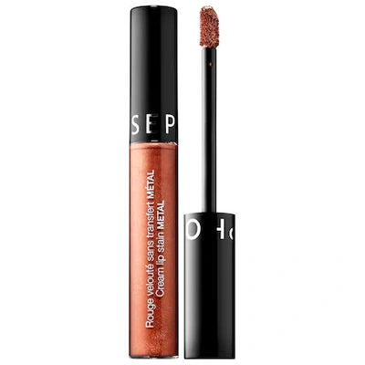 Sephora Collection Cream Lip Stain Liquid Lipstick 59 Bronze Icon 0.169 oz/ 5 ml