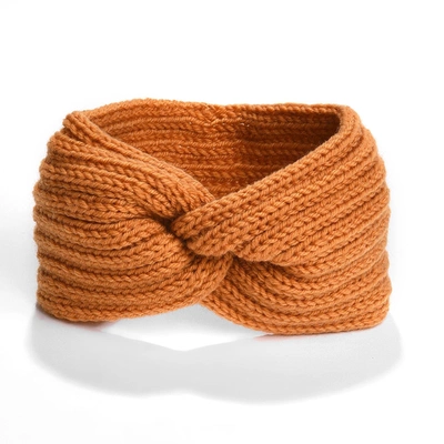 Sohi Brown Color Knot Hair Band