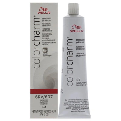 Wella Color Charm Permanent Creme Gel Hair Color - 607 6rv Cyclamen By  For Unisex - 2 oz Hair Color