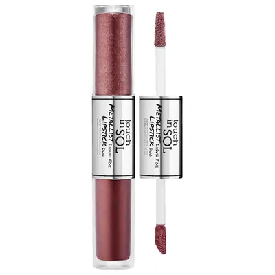 Touch In Sol Metallist Liquid Foil Lipstick Duo Jasmine 0.084 oz/ 2.5 ml