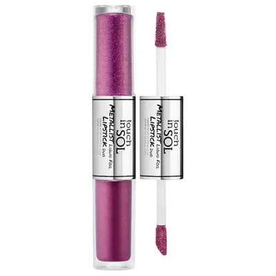 Touch In Sol Metallist Liquid Foil Lipstick Duo Lucy 0.084 oz/ 2.5 ml