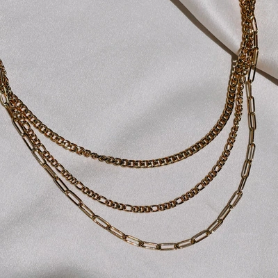 Heymaeve Paradise Island Necklace In Gold