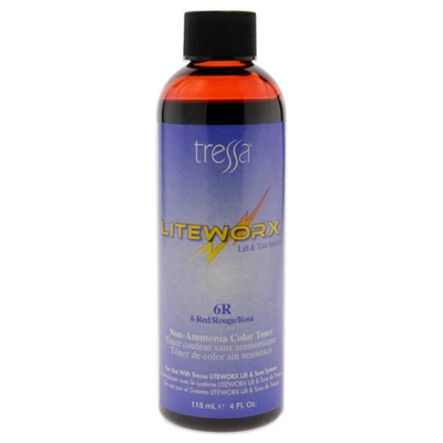 Tressa Liteworx Toner - 6r Red By  For Unisex - 4 oz Toner