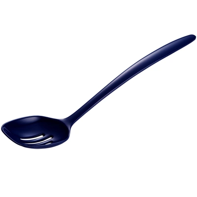 Gourmac 12-inch Melamine Slotted Spoon In Blue
