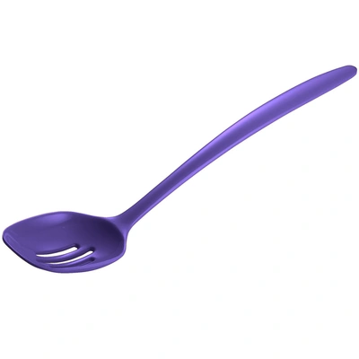 Gourmac 12-inch Melamine Slotted Spoon In Purple