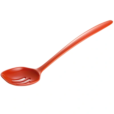 Gourmac 12-inch Melamine Slotted Spoon In Orange