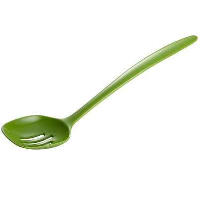 Gourmac 12-inch Melamine Slotted Spoon In Green