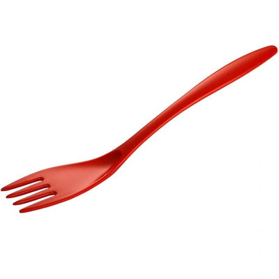 Gourmac 12-inch Melamine Cooking & Serving Fork In Red