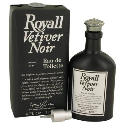 Royall Fragrances 537525 4 oz Royall Vetiver Noir Eau De Toilette Spray For Men