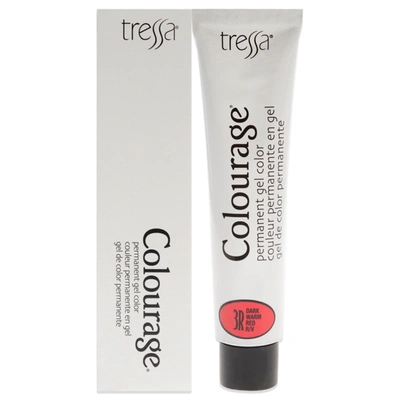 Tressa Colourage Permanent Gel Color - 3r Dark Warm Red By  For Unisex - 2 oz Hair Color