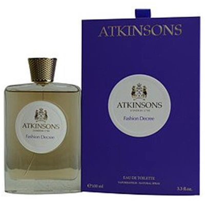 Atkinsons 276856 3.4 oz Eau De Toilette Spray Fashion Decree For Women