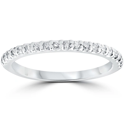 Pompeii3 Diamond Wedding Ring 10k White Gold In Multi