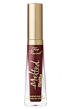 Too Faced Melted Matte Longwearing Diffused Finish Liquid Lipstick In Drop Dead Red