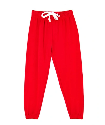 Katie J Nyc Girl's Junior Dylan Sweatpant In Red