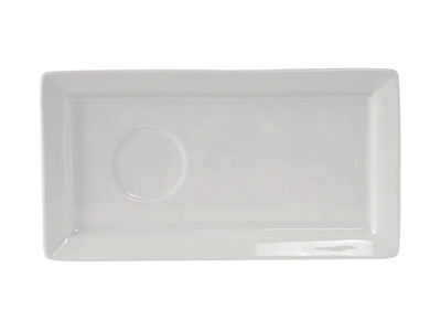 Tuxton Linx Rectangular Tray W/well 13"x7"x1", 12 Pieces