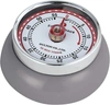 Zassenhaus Magnetic Retro 60 Minute Kitchen Timer, 2.75-inch In Cool Gray