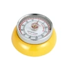 Zassenhaus Magnetic Retro 60 Minute Kitchen Timer, 2.75-inch In Yellow