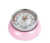 Zassenhaus Magnetic Retro 60 Minute Kitchen Timer, 2.75-inch In Pink