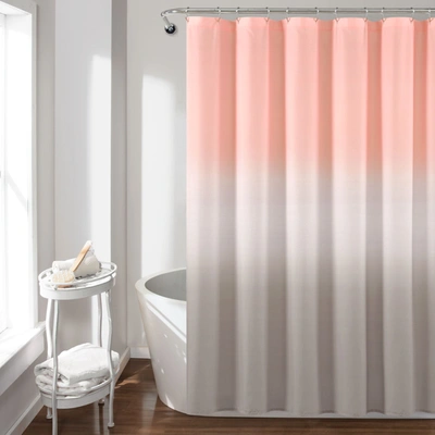 Lush Decor Umbre Fiesta Shower Curtain Single