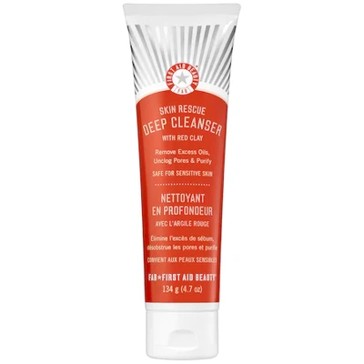 First Aid Beauty Pure Skin Deep Cleanser With Red Clay 139ml-no Color In Multi