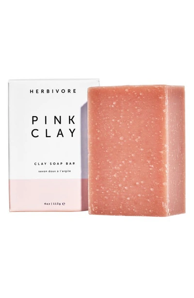 Herbivore Pink Clay Gentle Soap Bar 4 oz/ 113 G