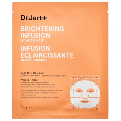 Dr. Jart+ Sheet Masks Brightening Infusion Hydrogel 1 X 1.2 oz Mask/ 1 X 34 G