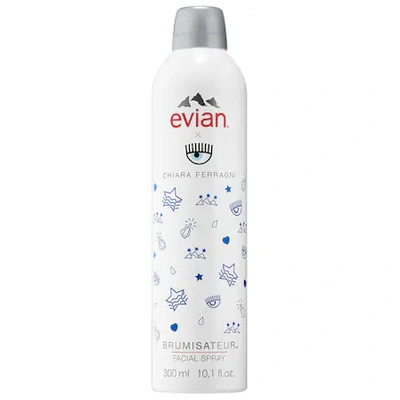 Evian X Chiara Ferragni Limited Edition Brumisateur(r) Natural Mineral Water Facial Spray 10.1 oz/ 300 ml