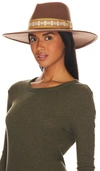 Brixton Joanna Felt Hat In Bison/ Multi