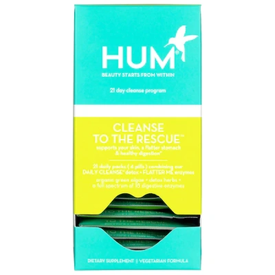 Hum Nutrition Cleanse To The Rescue 21 Day Detox Kit 21 Day Cleanse In Light Gree