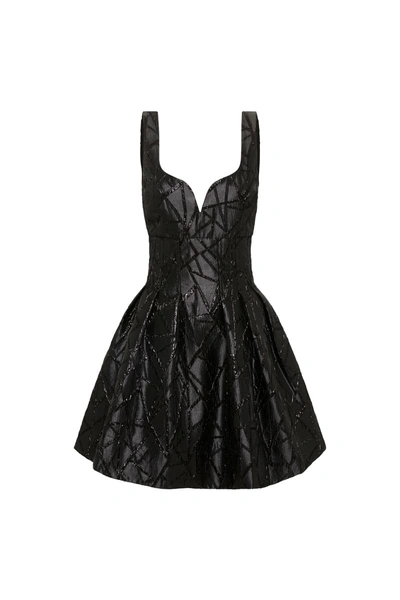 Rebecca Vallance Colette Mini Dress In Black