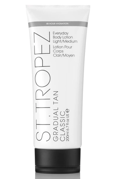 St. Tropez Tanning Essentials Gradual Tan Classic Everyday Body Lotion Light/medium 6.7 oz/ 198 ml In Light / Medium