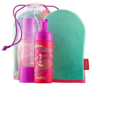 Tarte Glow With The Faux Foaming Self-tanner With Mitt