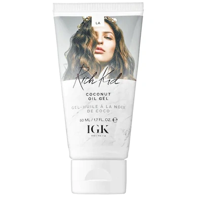 Igk Mini Rich Kid Coconut Oil Air-dry Styling Cream 1.7 oz/ 50 ml