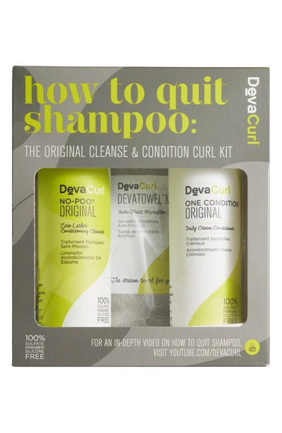 Devacurl How To Quit Shampoo: The Original Cleanse & Condition Curl Kit