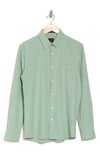 14th & Union Long Sleeve Performance Shirt In Green Iceberg