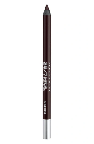 Urban Decay 24/7 Glide-on Waterproof Eyeliner Pencil Demolition 0.04 oz/ 1.2 G In Demolition (matte Deep Brown)
