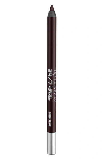 Urban Decay 24/7 Glide-on Waterproof Eyeliner Pencil In Demolition (matte Deep Brown)