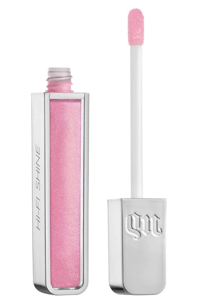 Urban Decay Hi-fi Shine Ultra Cushion Lip Gloss Spl 0.23 oz/ 7 ml In Pink Slip