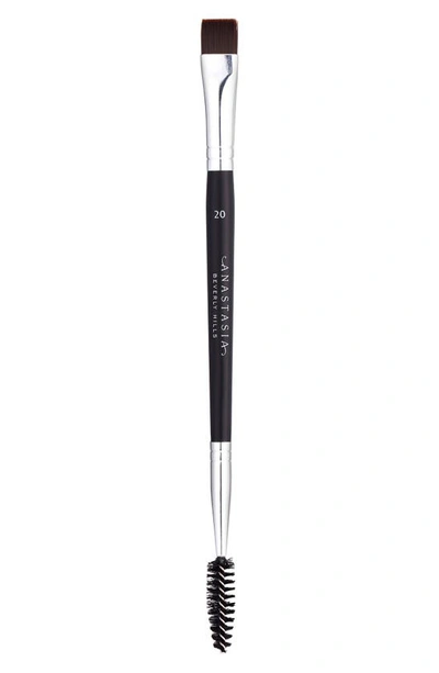 Anastasia Beverly Hills #20 Dual Ended Brow & Eyeliner Brush In White