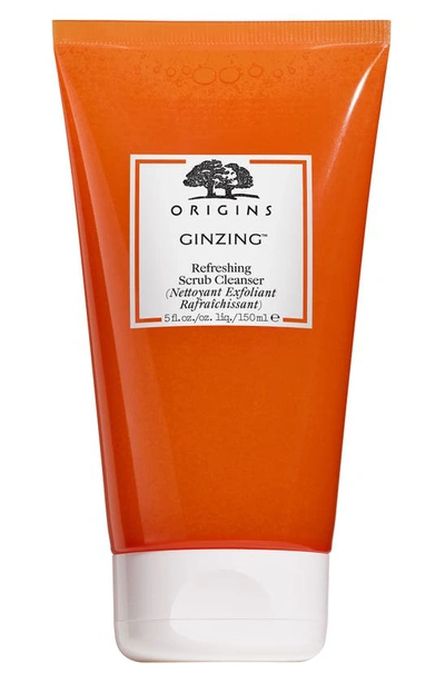 Origins Ginzing&trade; Refreshing Scrub Cleanser 5 oz/ 150 ml In Brown