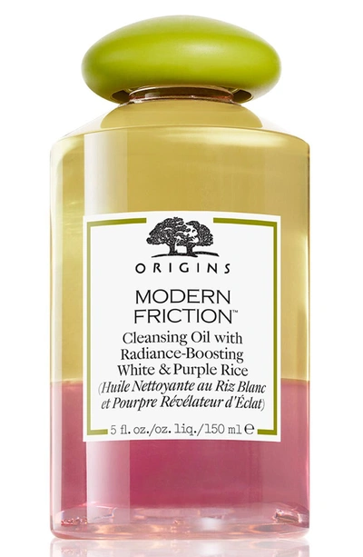 Origins Modern Friction&trade; Cleansing Oil With Radiance-boosting White & Purple Rice 5 oz/ 150 ml