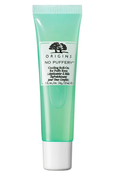 Origins No Puffery&trade; Cooling Roll-on For Puffy Eyes 0.5 oz/ 15 ml In White