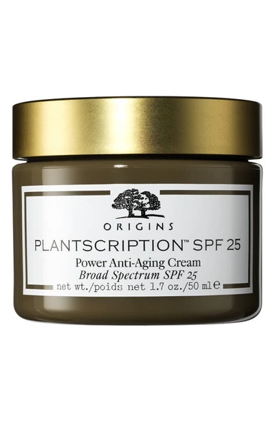 Origins Plantscription Spf 25 Power Anti-aging Cream 1.7 oz/ 50 ml In White