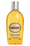 L'occitane Cleansing And Softening Refillable Shower Oil With Almond Oil 8.4 oz/ 250 ml In Bottle