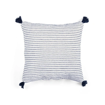 Lush Decor Pinnacle Stripe Decorative Pillow Navy Single
