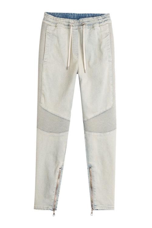 denim sweatpants women's