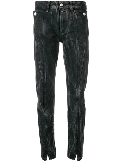 Givenchy Marble Slim Fit Jeans In Black