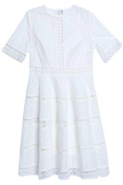 Zimmermann Woman Broderie Anglaise Cotton Dress White